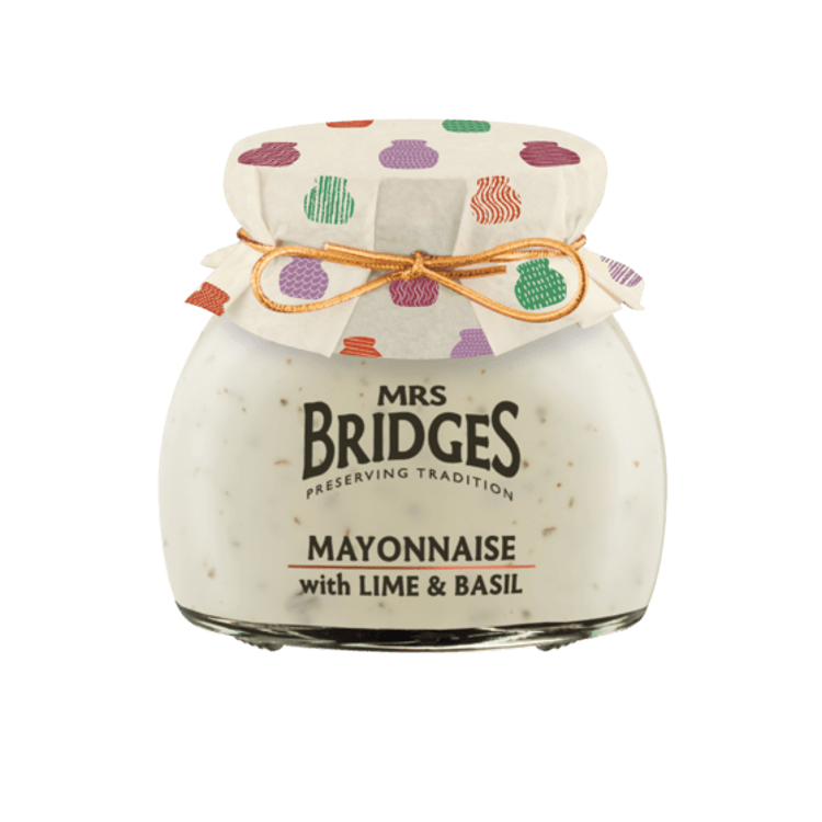 英國Mrs Bridges 青檸羅勒蛋黃醬 180g