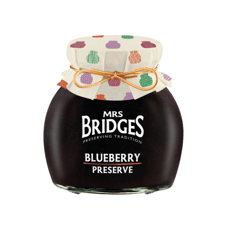英國Mrs Bridges 黑加侖子藍莓果醬 340g