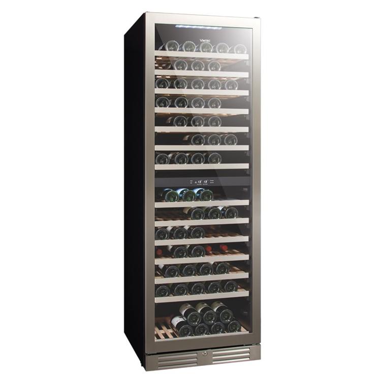 Seamless Stainless Steel Series 酒櫃   雙溫區 (138瓶)