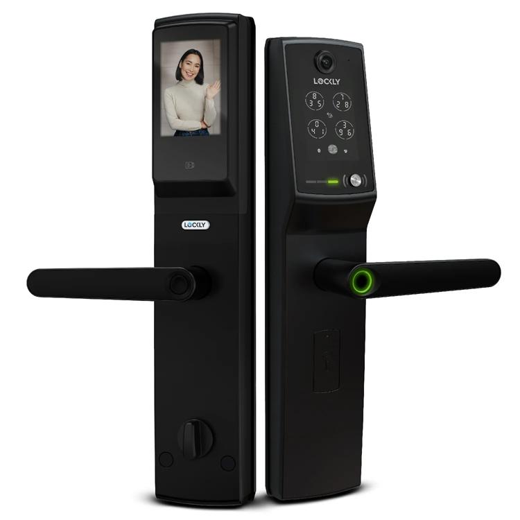 Secure Vision Lux+ 智能視像門鎖   磨沙黑